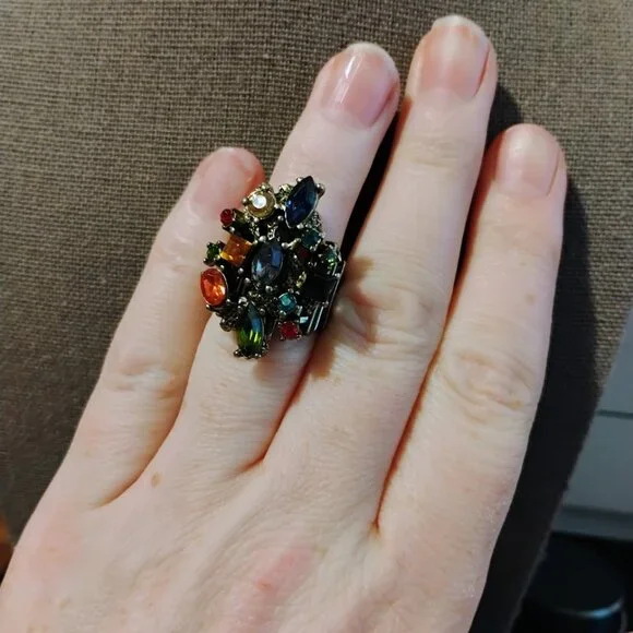 Colorful stone ring - Picture 1 of 5